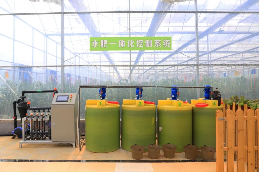 金海湖新區(qū)，智能溫室大棚采用華勝物聯(lián)網(wǎng)水肥一體化設(shè)備實現(xiàn)智能化灌溉